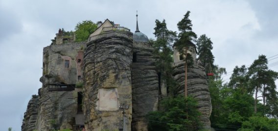 Skalní hrad (Sloup v Čechách) Výlet se psem 402